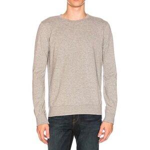 Frame Men's French Terry Crewneck Sweatshirt Grey Size Medium Classic